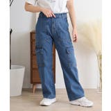 大きいサイズ レディース デニムカーゴパンツ | JungleJalopy | 詳細画像19 