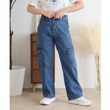 大きいサイズ レディース デニムカーゴパンツ | JungleJalopy | 詳細画像21 
