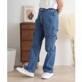 大きいサイズ レディース デニムカーゴパンツ | JungleJalopy | 詳細画像22 