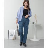 大きいサイズ レディース デニムカーゴパンツ | JungleJalopy | 詳細画像4 