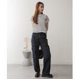 大きいサイズ レディース デニムカーゴパンツ | JungleJalopy | 詳細画像46 