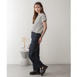 大きいサイズ レディース デニムカーゴパンツ | JungleJalopy | 詳細画像59 