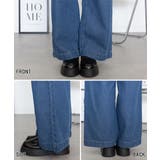 デニムオールゴムワイドパンツ デニムパンツ ボトムス | JungleJalopy | 詳細画像15