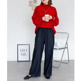 デニムオールゴムワイドパンツ デニムパンツ ボトムス | JungleJalopy | 詳細画像8