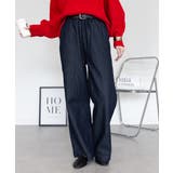 ONEW-NAVY | デニムオールゴムワイドパンツ デニムパンツ ボトムス | JungleJalopy