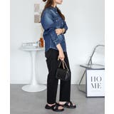 ノーカラーウエスタンデニムシャツ レディース 大きいサイズ レビュー特典あり | JungleJalopy | 詳細画像14