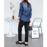 ノーカラーウエスタンデニムシャツ レディース 大きいサイズ レビュー特典あり | JungleJalopy | 詳細画像15