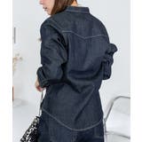 ノーカラーウエスタンデニムシャツ レディース 大きいサイズ レビュー特典あり | JungleJalopy | 詳細画像19