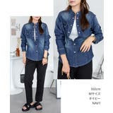 ノーカラーウエスタンデニムシャツ レディース 大きいサイズ レビュー特典あり | JungleJalopy | 詳細画像24