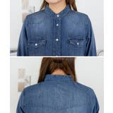 ノーカラーウエスタンデニムシャツ レディース 大きいサイズ レビュー特典あり | JungleJalopy | 詳細画像27