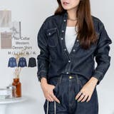 ノーカラーウエスタンデニムシャツ レディース 大きいサイズ レビュー特典あり | JungleJalopy | 詳細画像35