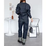 ノーカラーウエスタンデニムシャツ レディース 大きいサイズ レビュー特典あり | JungleJalopy | 詳細画像39 