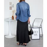 ノーカラーウエスタンデニムシャツ レディース 大きいサイズ レビュー特典あり | JungleJalopy | 詳細画像8