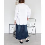 【S-M・L-LL・3L・4L】ウエストリブ デニムロングスカート | JungleJalopy | 詳細画像9 