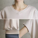 【M-L・LL-3L・4L-5L】コットンフライスVネックフレンチTシャツ | JungleJalopy | 詳細画像16 