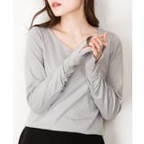 【M・L・LL・3L・4L】Vネック指空きTシャツ | JungleJalopy | 詳細画像35 