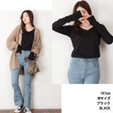 【M・L・LL・3L・4L】Vネック指空きTシャツ | JungleJalopy | 詳細画像6 