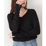 【M・L・LL・3L・4L】Vネック指空きTシャツ | JungleJalopy | 詳細画像9 