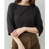 BLACK | カットソー 春 七分袖 | JungleJalopy