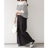 紐付きゆったりカットワイドパンツ 大きいサイズ レディース | JungleJalopy | 詳細画像10