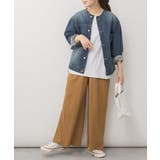 紐付きゆったりカットワイドパンツ 大きいサイズ レディース | JungleJalopy | 詳細画像15