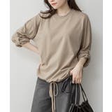 GRAY-BEIGE | 裾バルーン2wayカットソー ロンt 長袖 | JungleJalopy