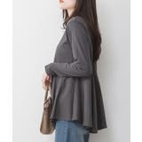 裾フレア長袖カットソー トップス Tシャツ | JungleJalopy | 詳細画像12