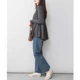 裾フレア長袖カットソー トップス Tシャツ | JungleJalopy | 詳細画像14