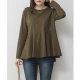 裾フレア長袖カットソー トップス Tシャツ | JungleJalopy | 詳細画像23