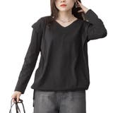 BLACK | ショルダータックカットソー トップス Tシャツ | JungleJalopy