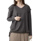 C-GRAY | ショルダータックカットソー トップス Tシャツ | JungleJalopy