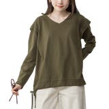 KHAKI | ショルダータックカットソー トップス Tシャツ | JungleJalopy