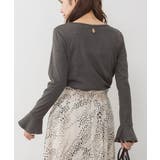 綿フライス袖口フレア長袖カットソー | JungleJalopy | 詳細画像18 