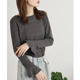 綿フライス袖口フレア長袖カットソー | JungleJalopy | 詳細画像23 