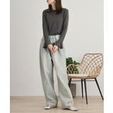 綿フライス袖口フレア長袖カットソー | JungleJalopy | 詳細画像24 