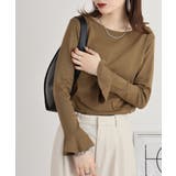 綿フライス袖口フレア長袖カットソー | JungleJalopy | 詳細画像33 