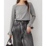 綿フライス袖口フレア長袖カットソー | JungleJalopy | 詳細画像49 