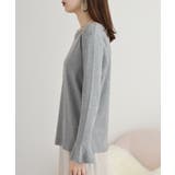 綿フライス袖口フレア長袖カットソー | JungleJalopy | 詳細画像62 