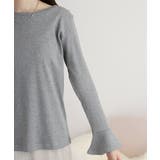 綿フライス袖口フレア長袖カットソー | JungleJalopy | 詳細画像66 