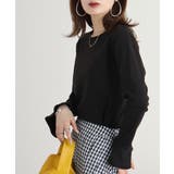 綿フライス袖口フレア長袖カットソー | JungleJalopy | 詳細画像9 