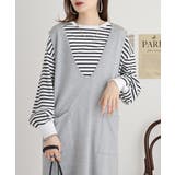 ミニ裏毛Vネックロングスウェットベスト 大きいサイズ レディース | JungleJalopy | 詳細画像14 