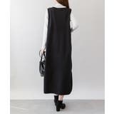 ミニ裏毛Vネックロングスウェットベスト 大きいサイズ レディース | JungleJalopy | 詳細画像22 