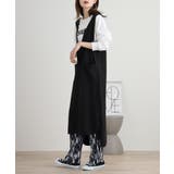 ミニ裏毛Vネックロングスウェットベスト 大きいサイズ レディース | JungleJalopy | 詳細画像27 