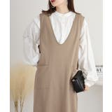 ミニ裏毛Vネックロングスウェットベスト 大きいサイズ レディース | JungleJalopy | 詳細画像34 