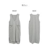 ミニ裏毛Vネックロングスウェットベスト 大きいサイズ レディース | JungleJalopy | 詳細画像45 