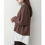 ワッフル裾切り替え長袖Tシャツ 冬 レディース | JungleJalopy | 詳細画像14 