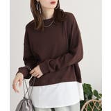 ワッフル裾切り替え長袖Tシャツ 冬 レディース | JungleJalopy | 詳細画像17 