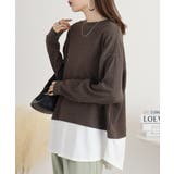 ワッフル裾切り替え長袖Tシャツ 冬 レディース | JungleJalopy | 詳細画像29 