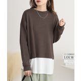 ワッフル裾切り替え長袖Tシャツ 冬 レディース | JungleJalopy | 詳細画像30 