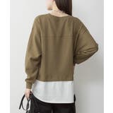 ワッフル裾切り替え長袖Tシャツ 冬 レディース | JungleJalopy | 詳細画像37 